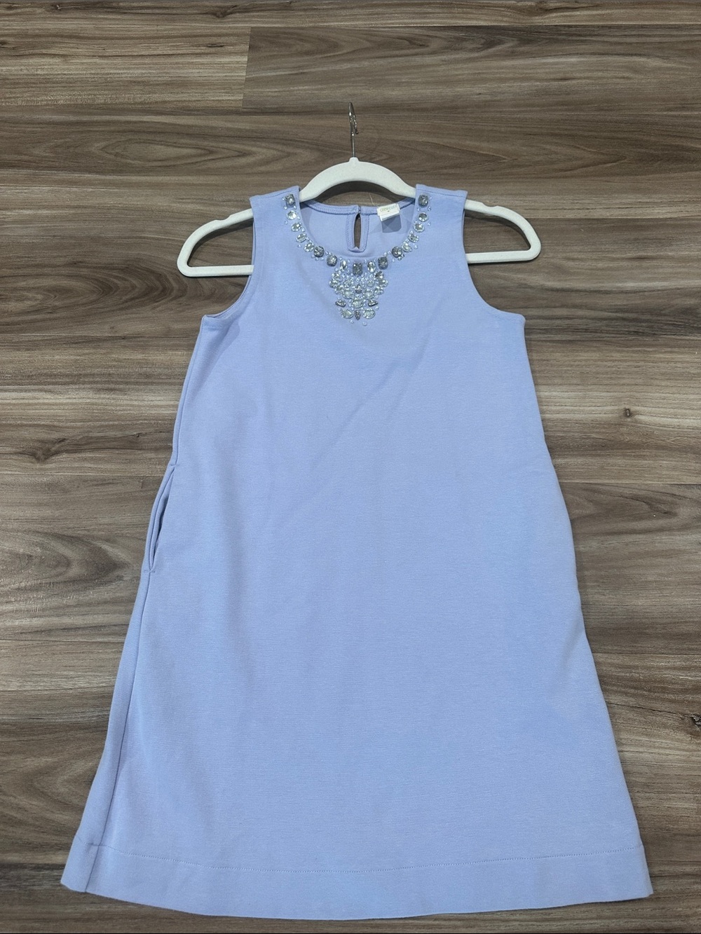 Crewcuts Lavender Jewel-Embellished Sleeveless Midi Dress size 14